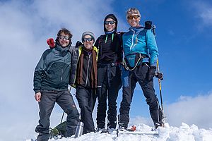 Skitour mit dem Team von Skitourenguru