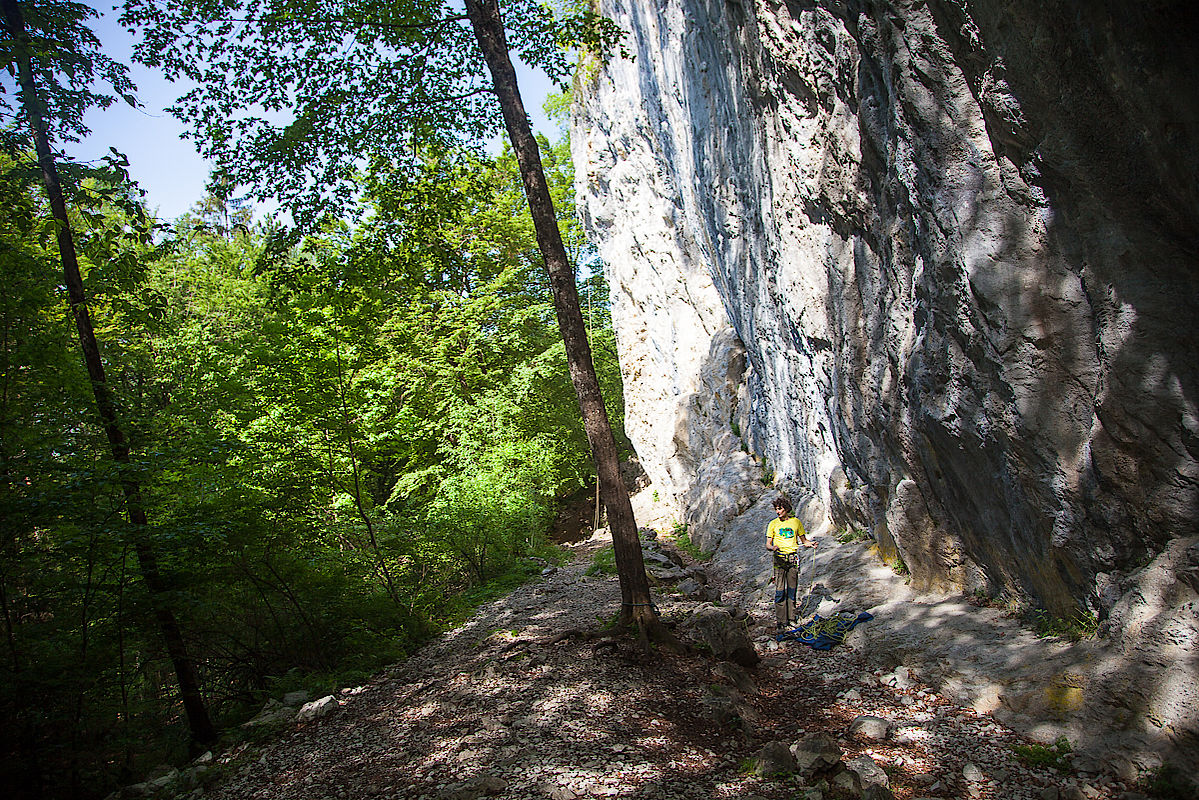 Klettergebiet Comano in den Judikarischen Tälern bei Arco