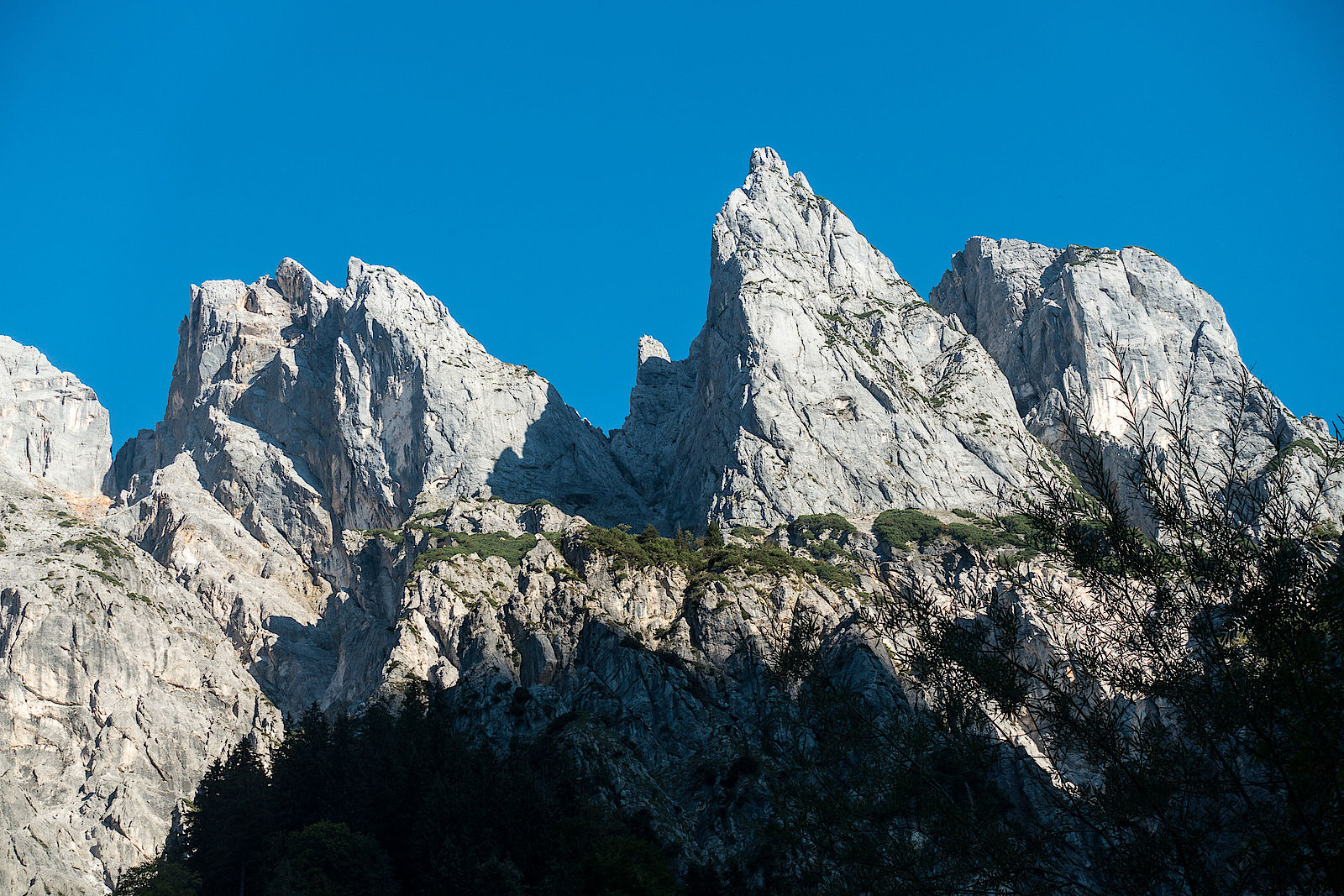 Die "Ramsauer Dolomiten" mit Mühlsturzhorn und Grundübelhorn