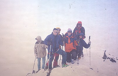 Am Gipfel des Strahlhorn