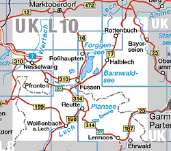 Blattschnitt UK L10