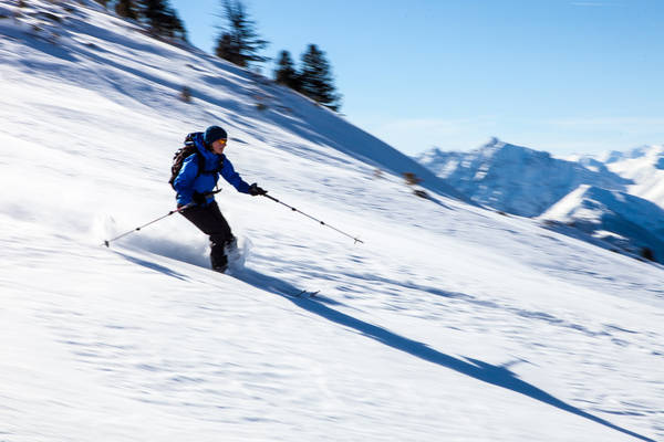 Pulverabfahrt vom Morgenkogel