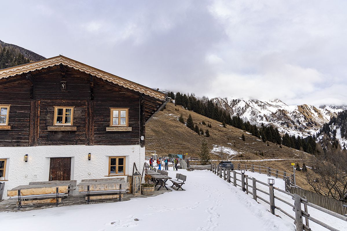 Die Peeralm ist die erste Unterkunft auf unserer Durchquerung