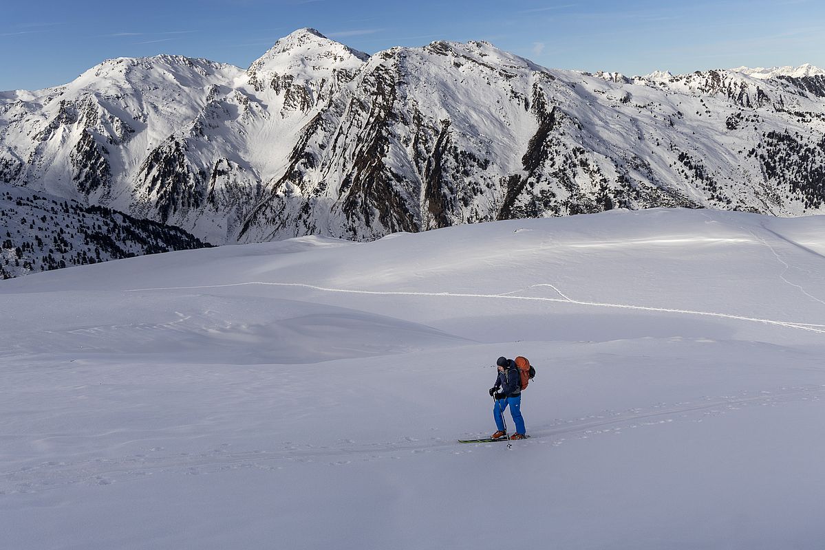 Im flachen oberen Teil auf dem Weg zum Hohen Kopf
