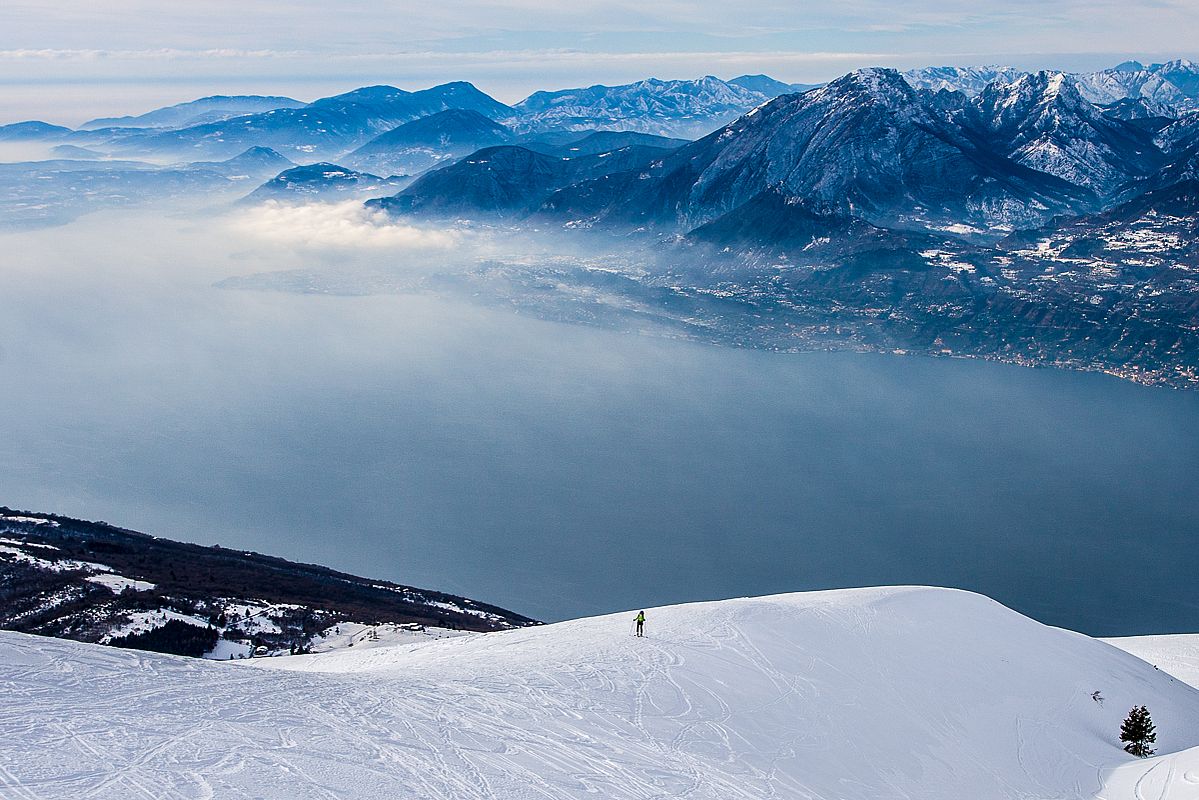 Skitouren über dem Gardasee 