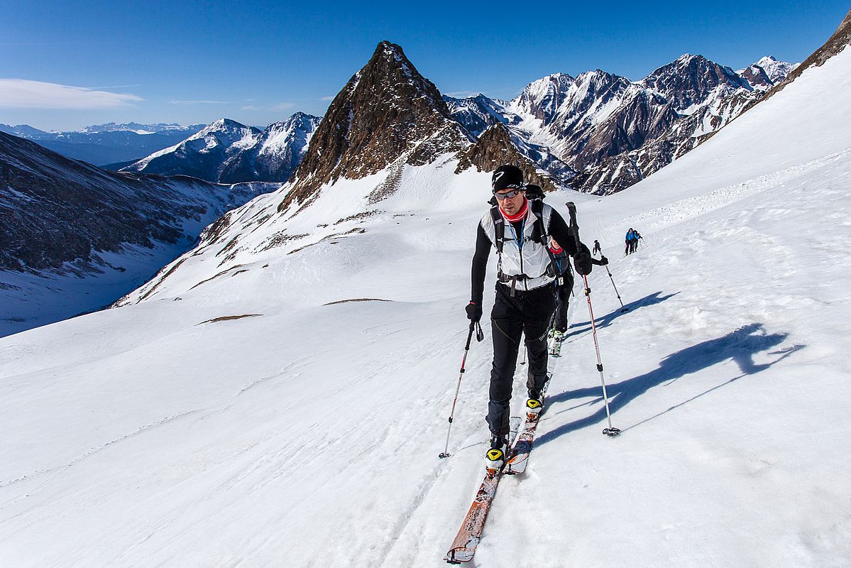 Sonnige Südhänge inmitten der wilden Pfunderer Berge 