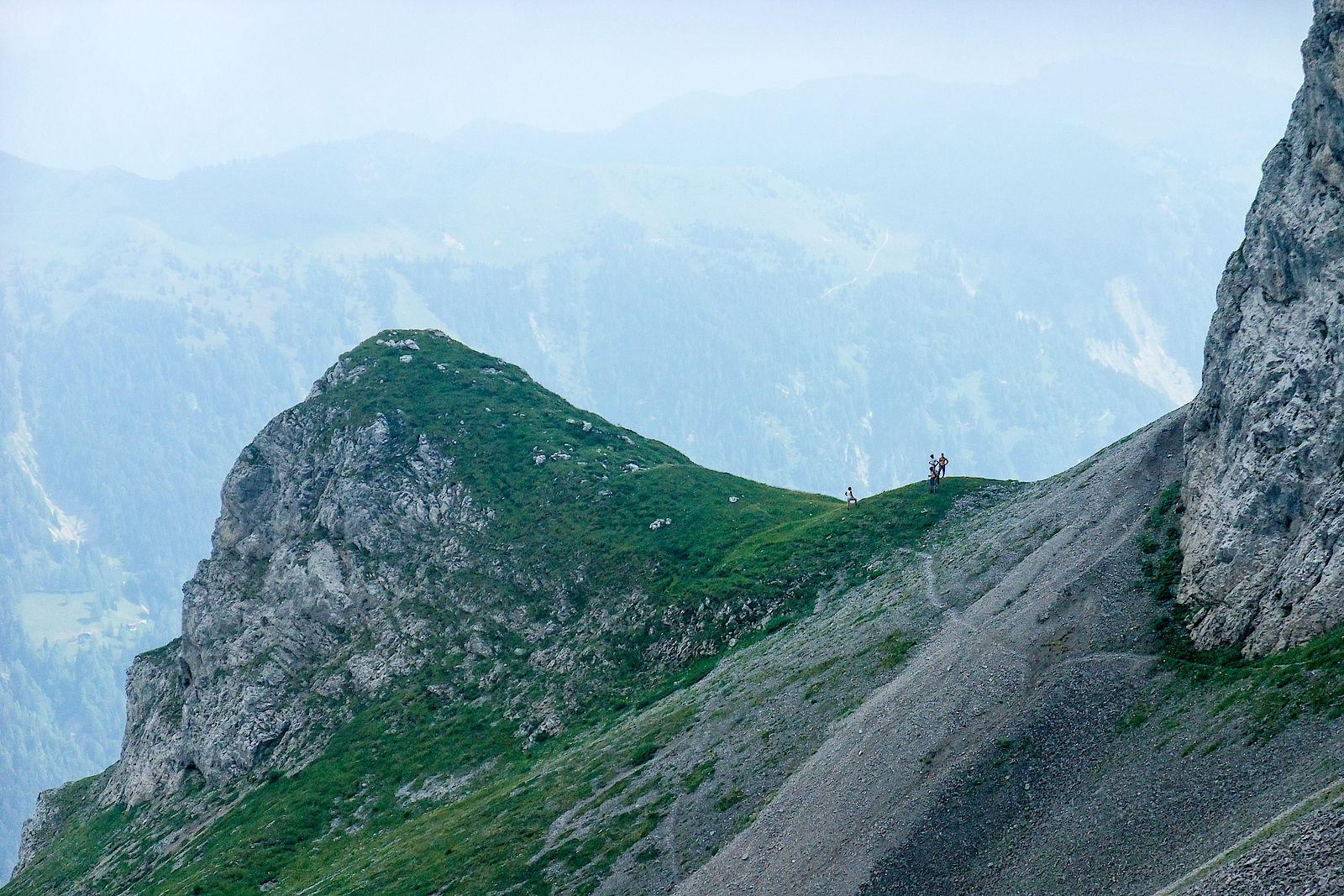 Im düsteren Nordkar des Monte Bivera