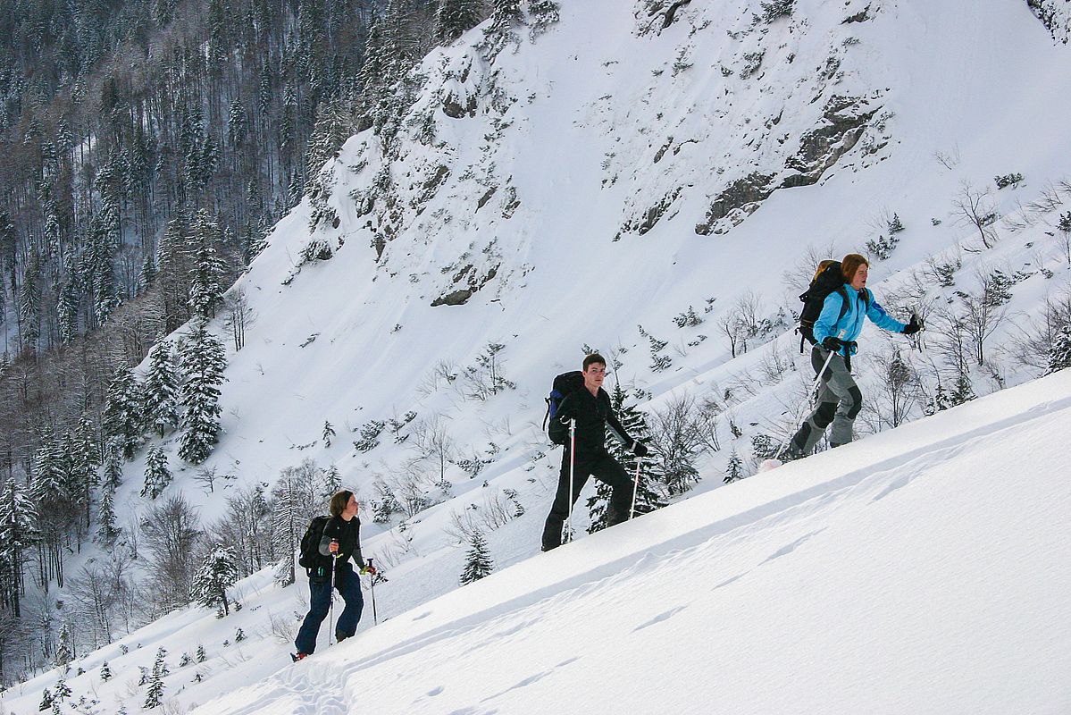 Aufstieg oberhalb der Wuhrsteinalm 