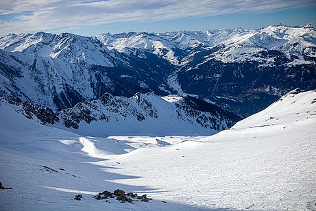 Blick zurück vom Skidepot Blick zurück vom Skidepot