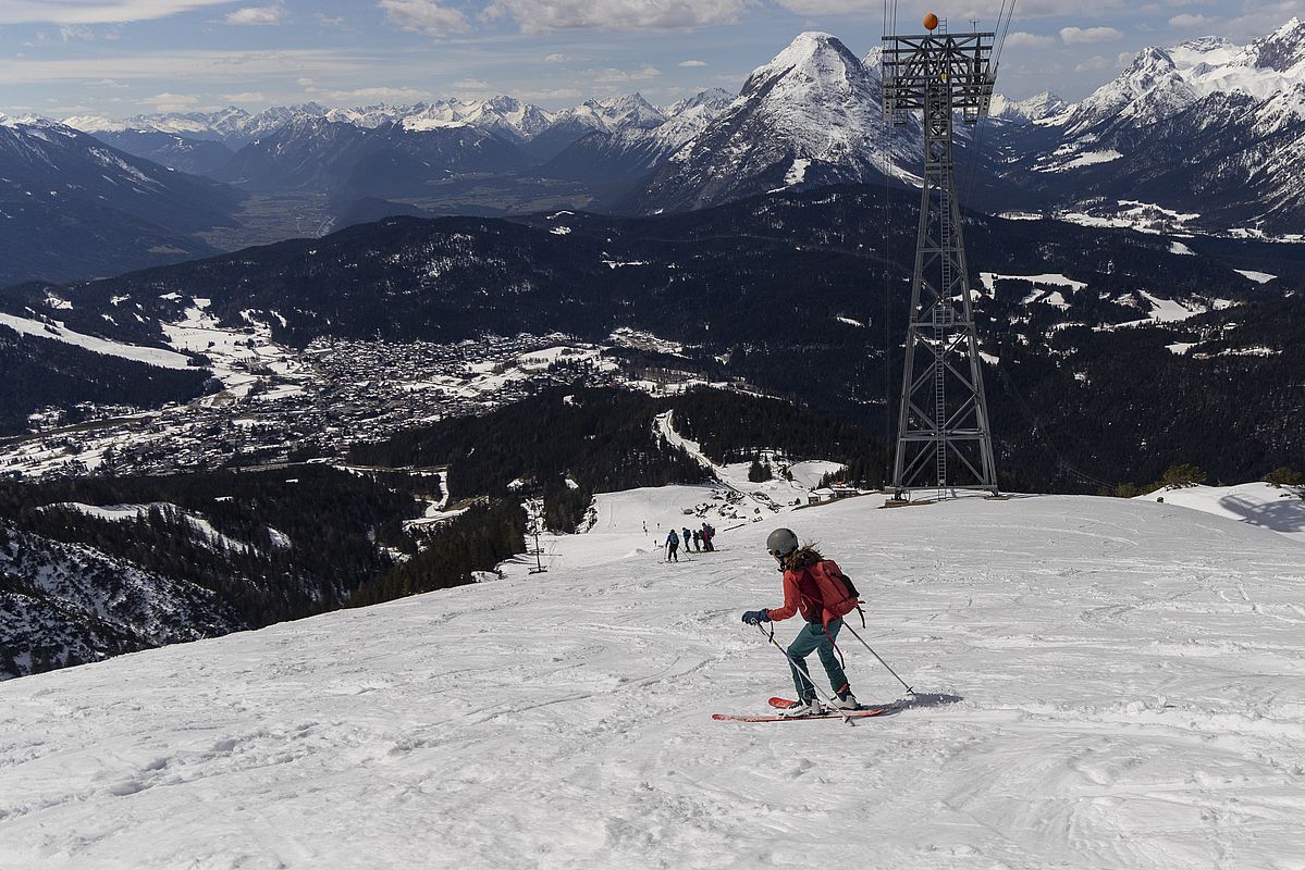Zerfahrener Sulzschnee auf den Pisten