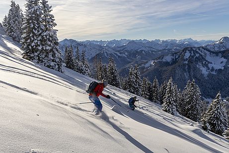 Abfahrt vom Lämpersberg zur Unteren Wallenburgalm