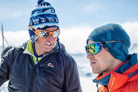 Lawinenexperten unter sich - Kristian Rath und Lukas Ruetz Lawinenexperten unter sich - Kristian Rath und Lukas Ruetz