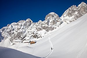 Bilderbuch-Winterlandschaft an der Gruttenhütte