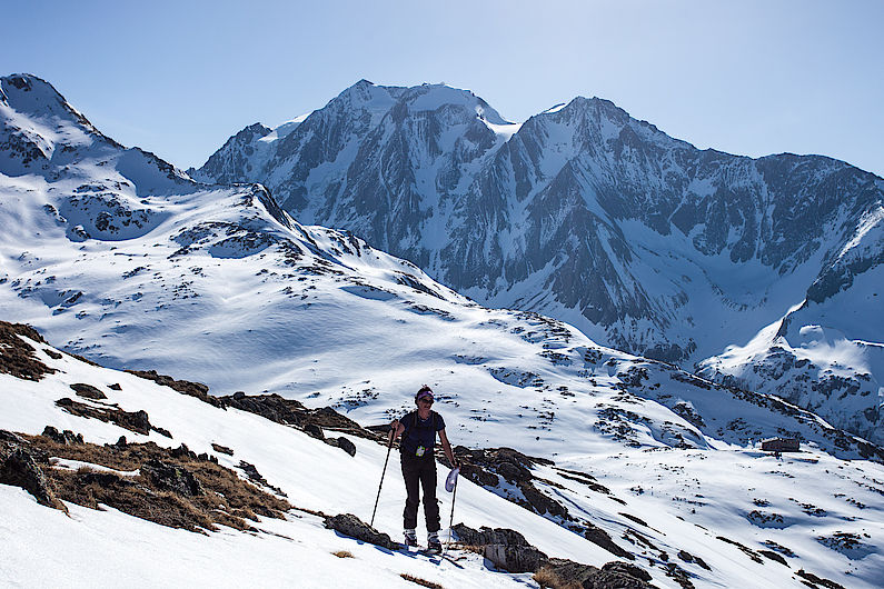 Im Hintergrund Pfitscher Joch und Hochfernerspitze