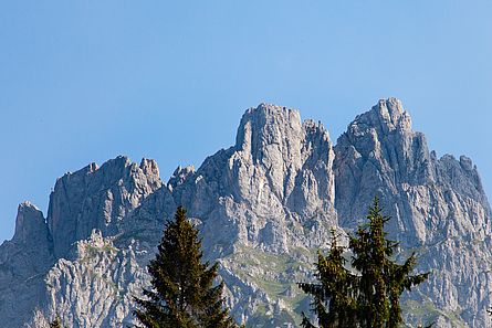 Törlwand, Regalpwand und Regalpspitze (v.l.n.r.) von Süden Törlwand, Regalpwand und Regalpspitze (v.l.n.r.) von Süden