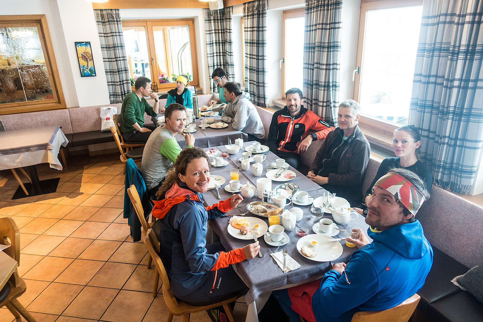 Ausgiebiges Frühstück im Langtaufererhof