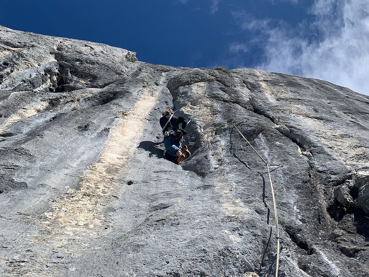 Foto aus der Route Sunny Side up, Kopfkraxen, Wilder Kaiser