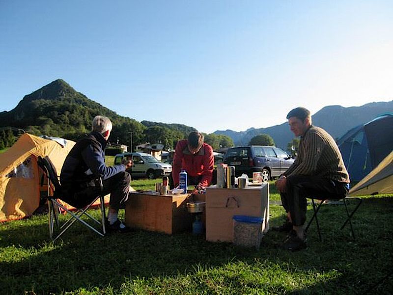 Campingplatz Ballabio oberhalb von Lecco am Comersee