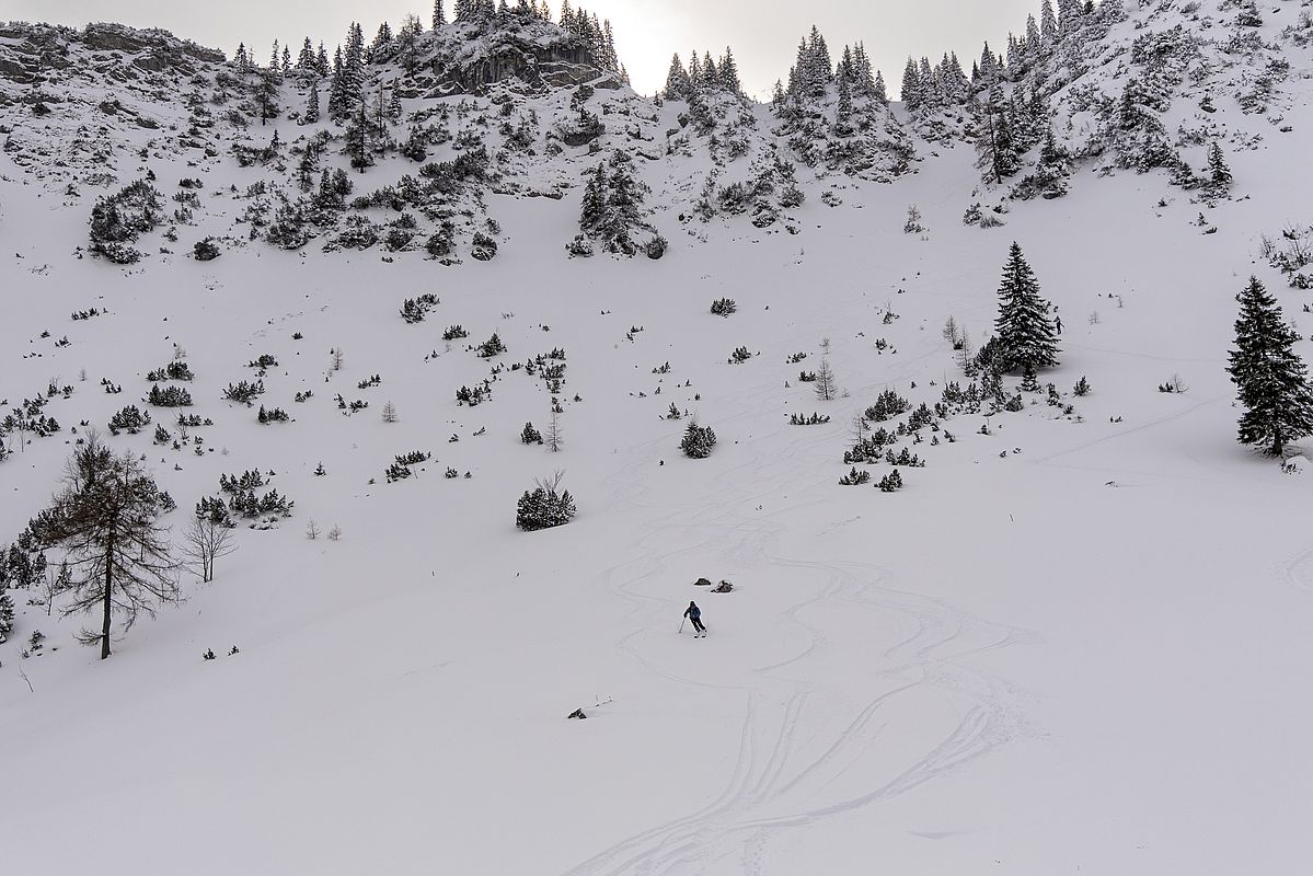 Blick auf den Stopselzieherhang