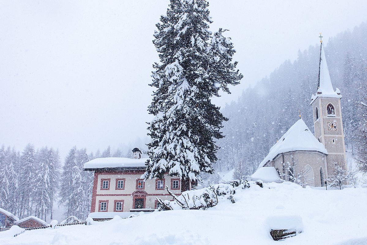 Das malerische Kalkstein ist ein richtiges Schneeloch. 