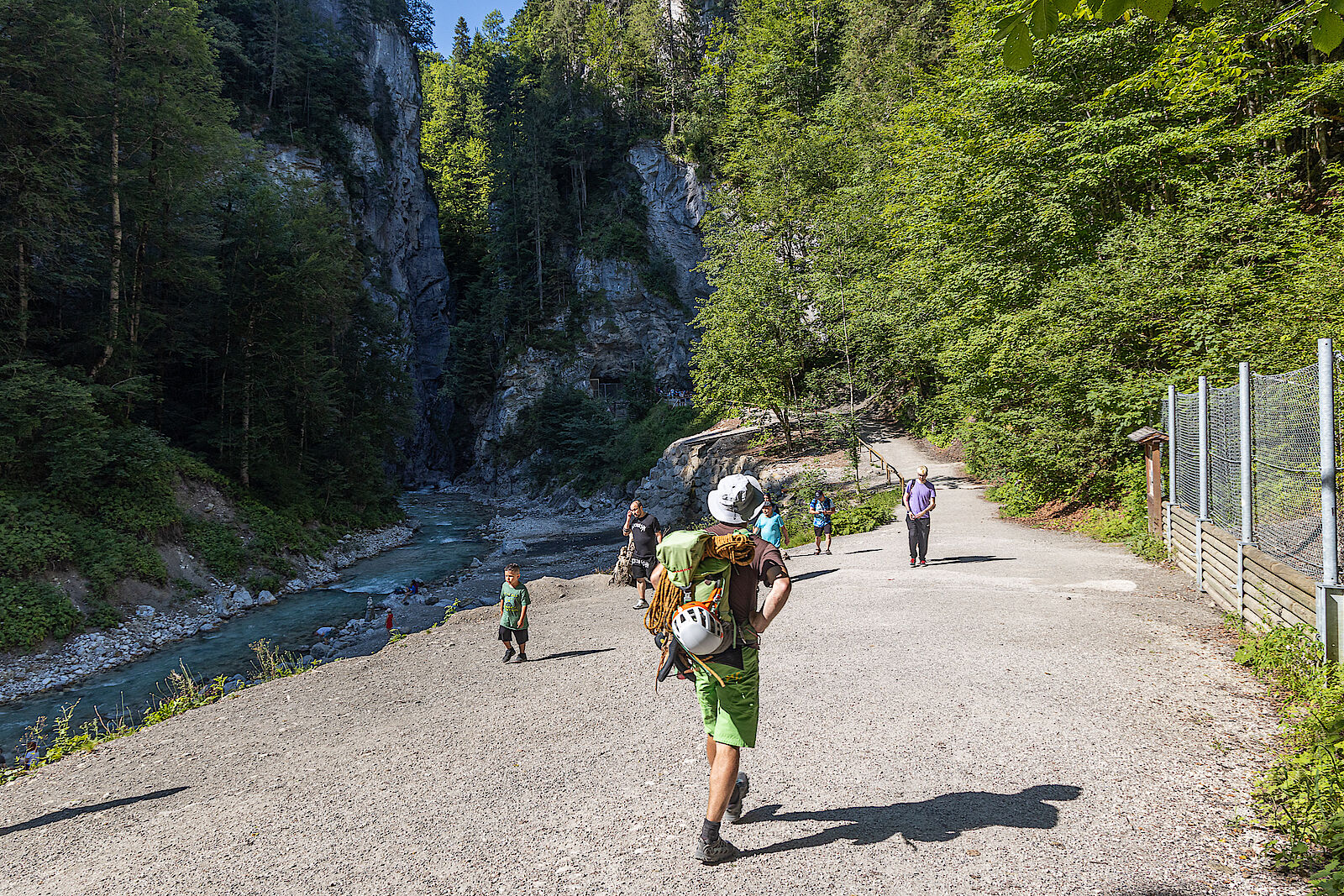 Hinein ins Getümmel der Partnachklamm