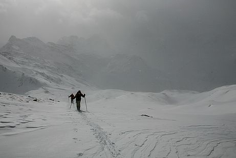 Wie in einer Schneewüste Wie in einer Schneewüste