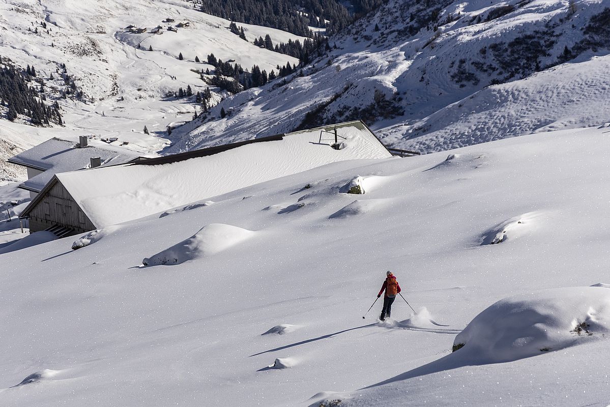 Gleich ist die Vallruggalm erreicht