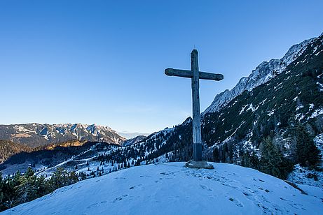 Am Hocheck - rechts oben der Scheffauer, links im Hintergrund der Zahme Kaiser Am Hocheck - rechts oben der Scheffauer, links im Hintergrund der Zahme Kaiser
