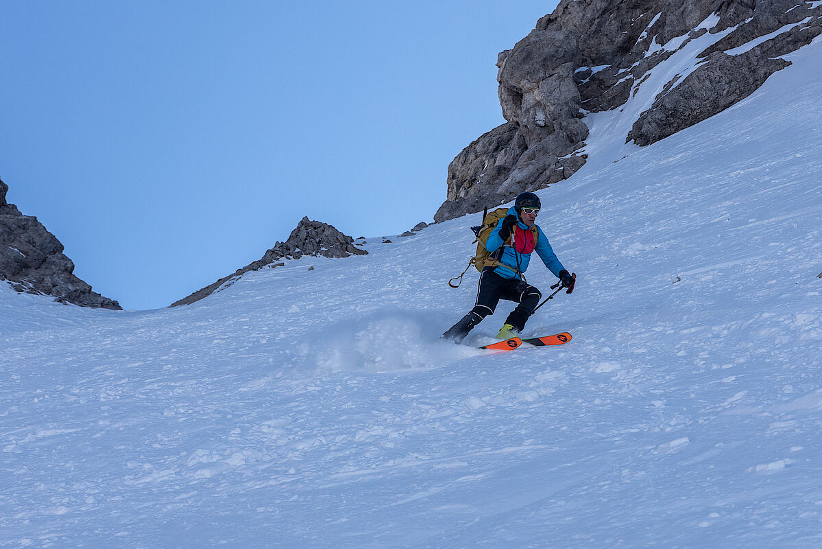 Windharsch in der Schneetalscharte