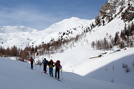 Blick von der Vallmingalm zum Telfer Weißen Blick von der Vallmingalm zum Telfer Weißen