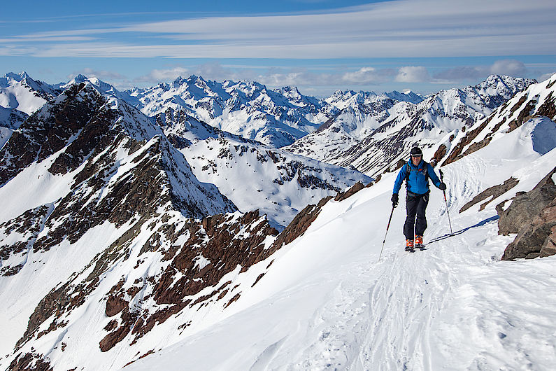 Grandioses Gipfelpanorama am Hinteren Kitzkogel