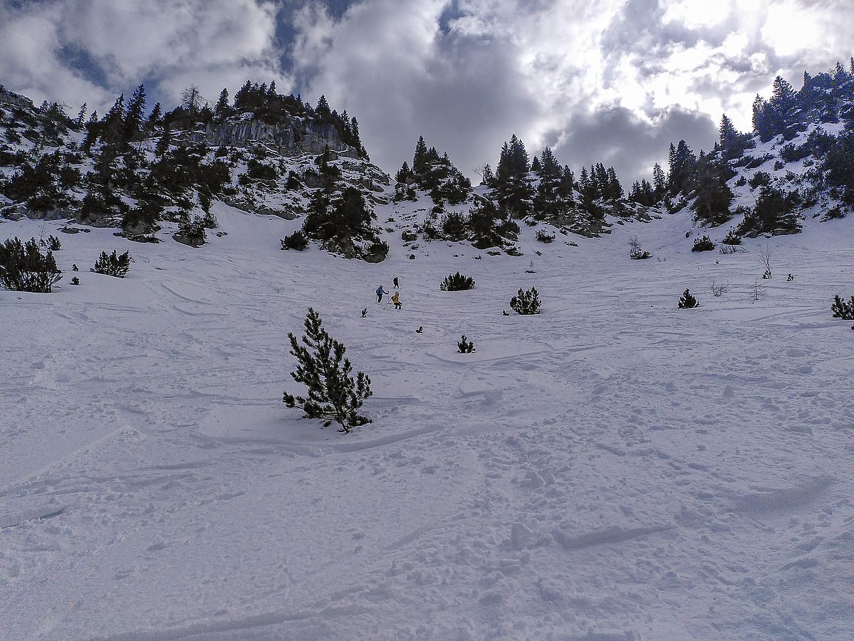 Auch im Stopselzieher gute Verhältnisse, wenn auch schon etwas zerfahren