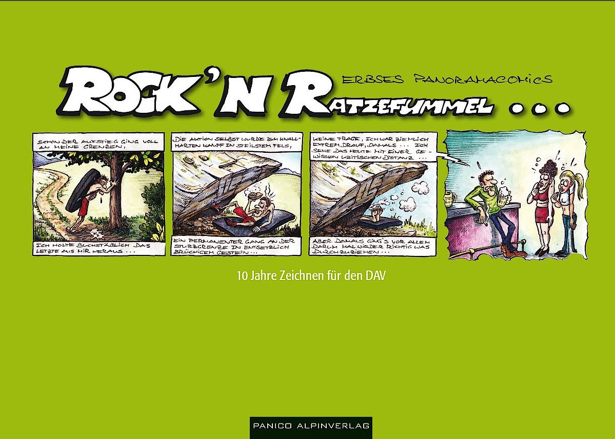 Coverabbildung von Erbse's Klettercomics Rock'n Ratzefummel