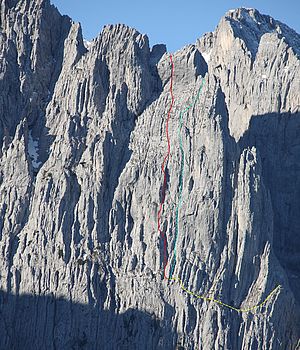 Predigtstuhl Ostwand "Schattendasein"