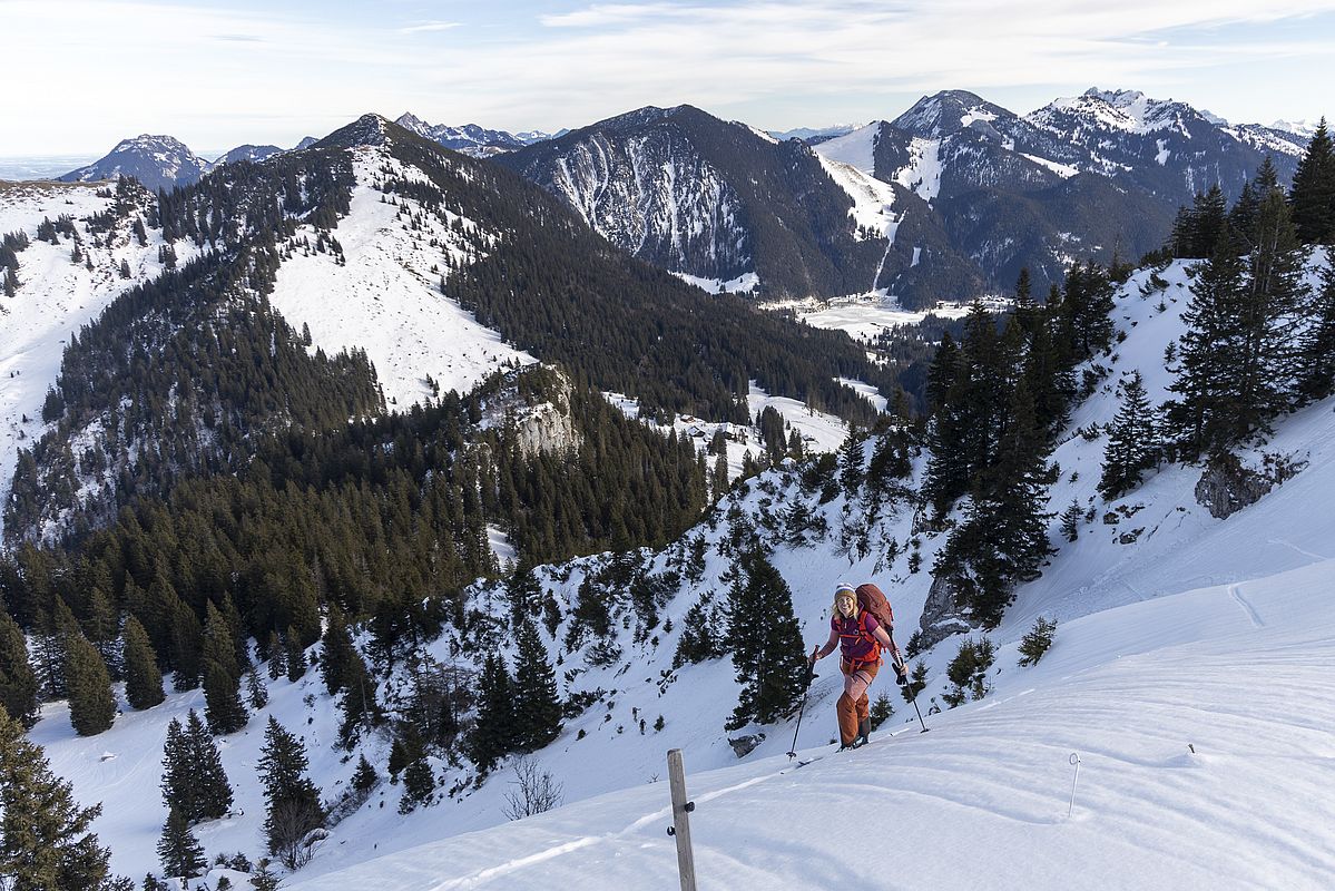 Ausstieg auf den Grat