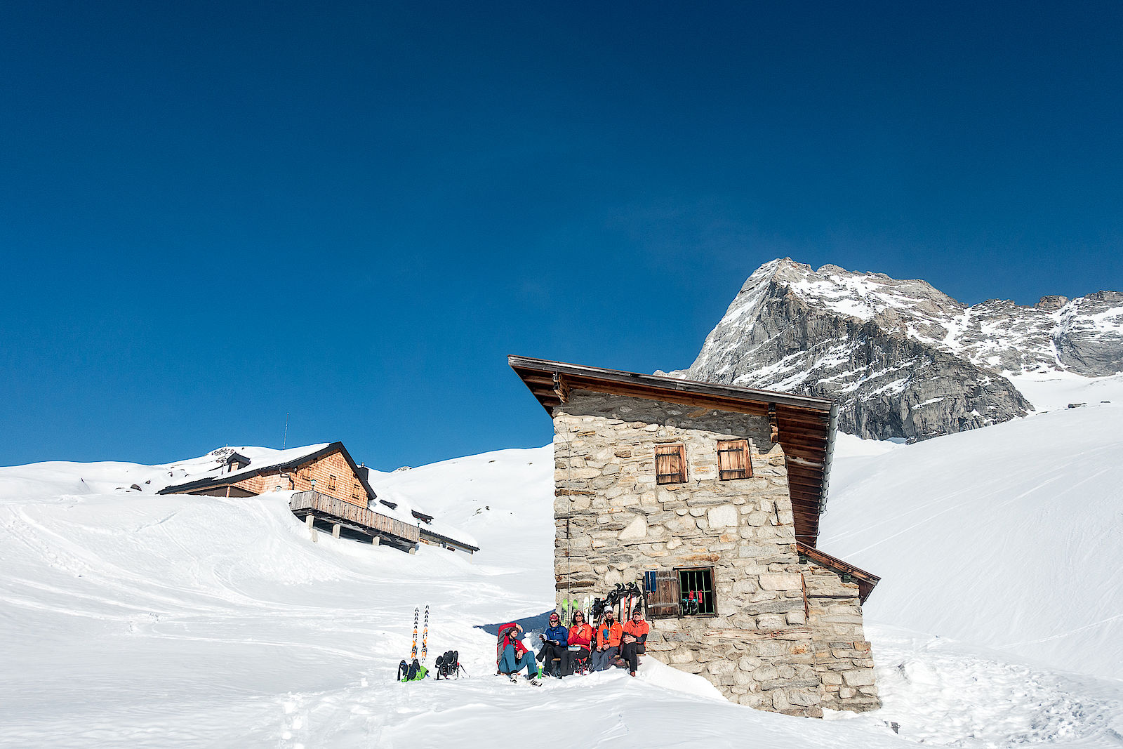 Nachmittagspause an der Geraer Hütte