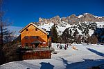 Morgenlicht an der Erfurter Hütte