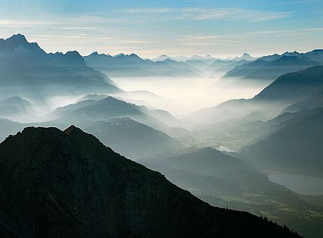 Panoramablick von der Schöttelkarspitze, Foto: Edwin Schmitt Panoramablick von der Schöttelkarspitze, Foto: Edwin Schmitt