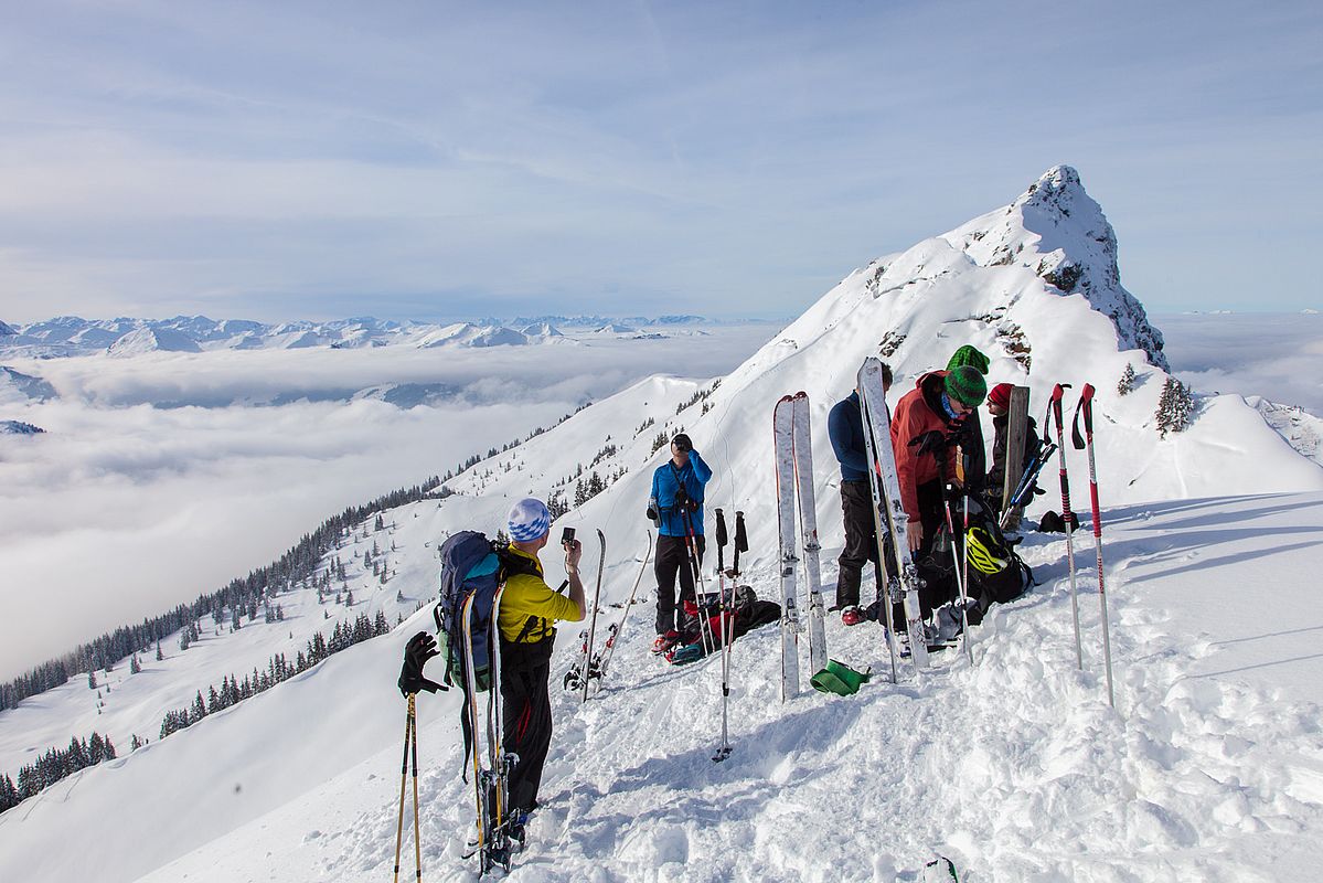 Gipfelausblick vom Weißkopfkogel zum Großen Gebra