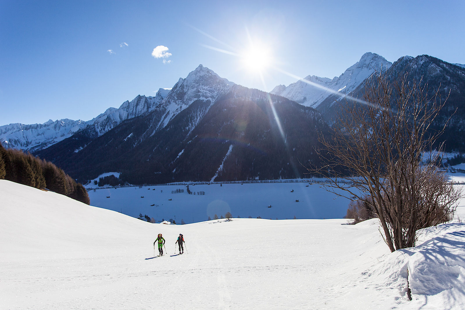 Traumhafter Morgen im Pfitschertal.