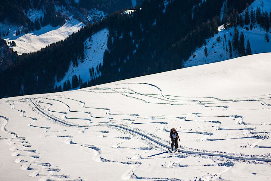 Sanftes Skigelände am Steinberg 