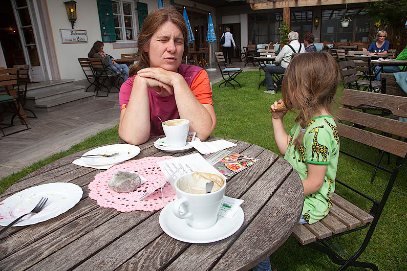 Kaffeepause in Wallgau