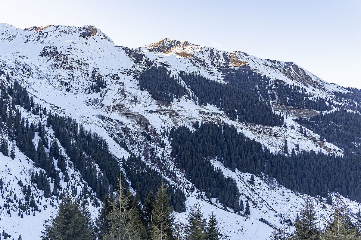 Blick auf Kleiner Beil und Lämpersberg