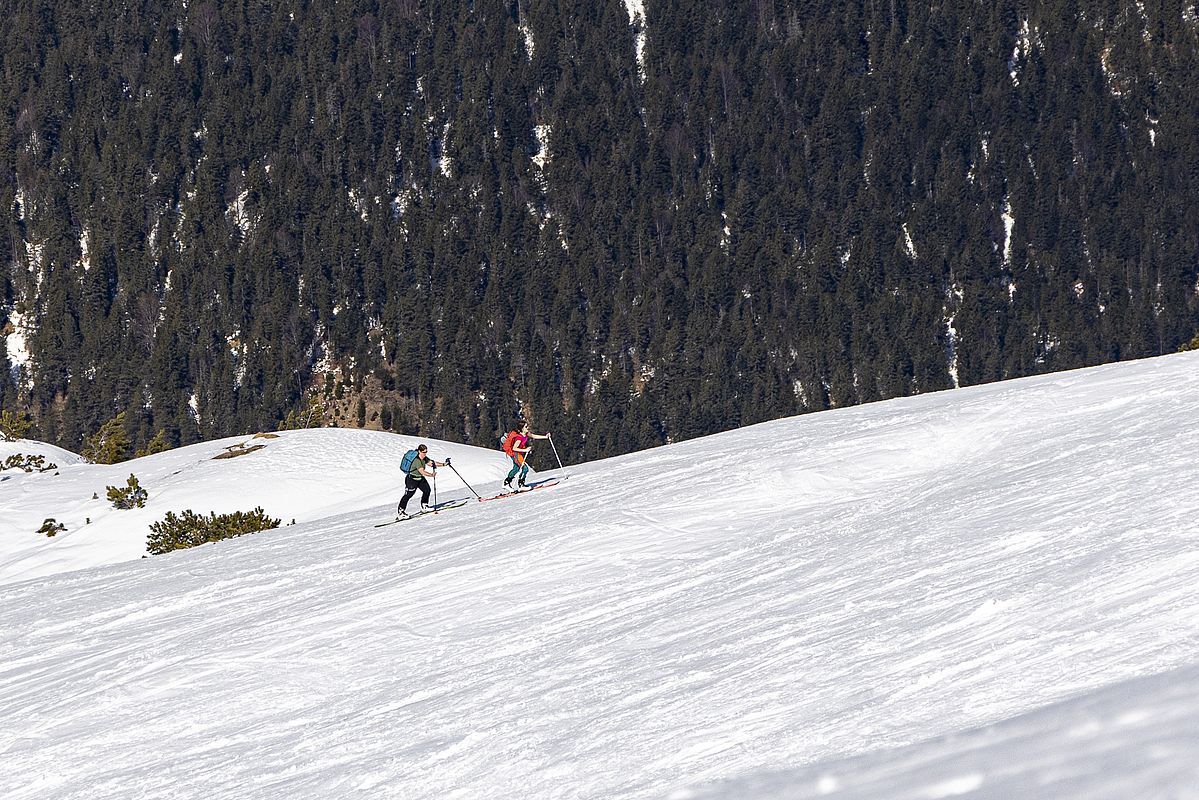 Der letzte Hang zum Seefelder Joch