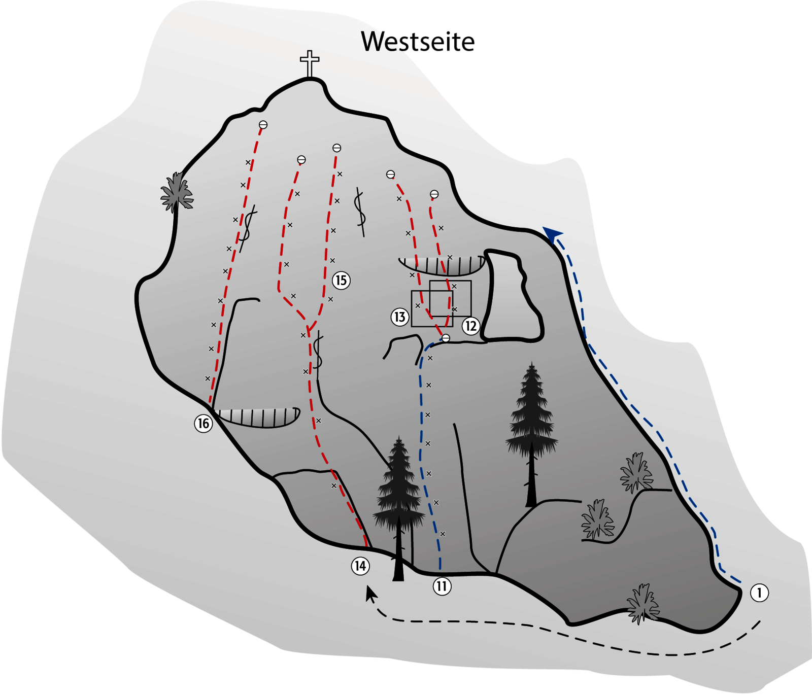 Breitensteinfensterl Westseite