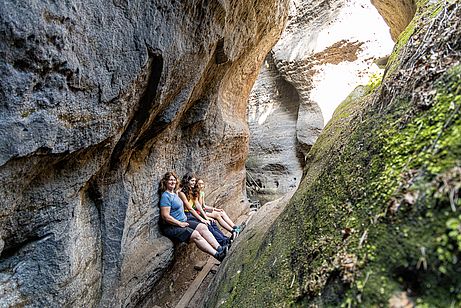 Wildschützensteig an den Schrammsteinen