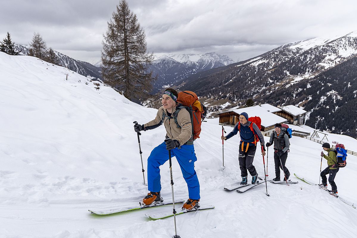 Kurz oberhalb der Naviser Hütte