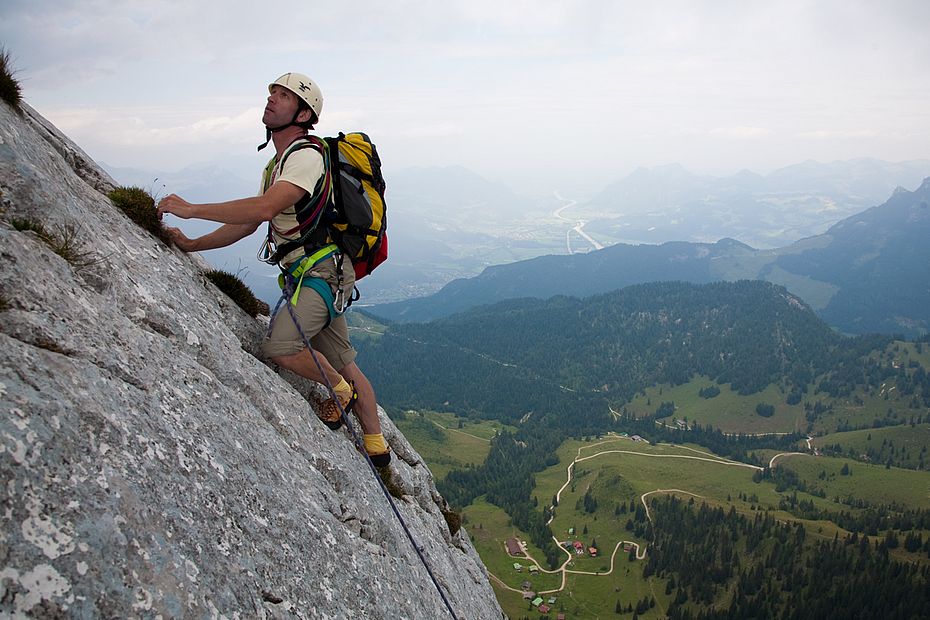 Die Zettenkaiser-Ostwand gehört zu den beliebtesten Routen des Tourengebiets. Die Zettenkaiser-Ostwand gehört zu den beliebtesten Routen des Tourengebiets.