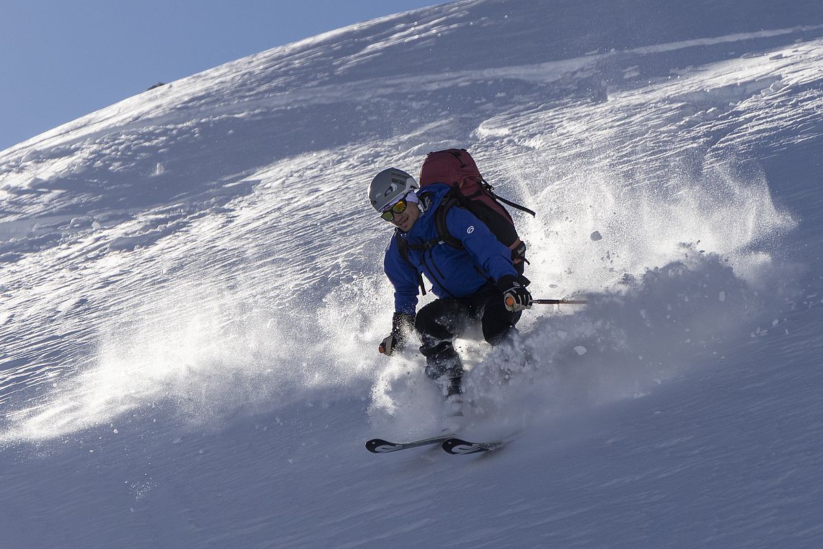 Bei Pulverschnee gibt es unzählige gute Abfahrten