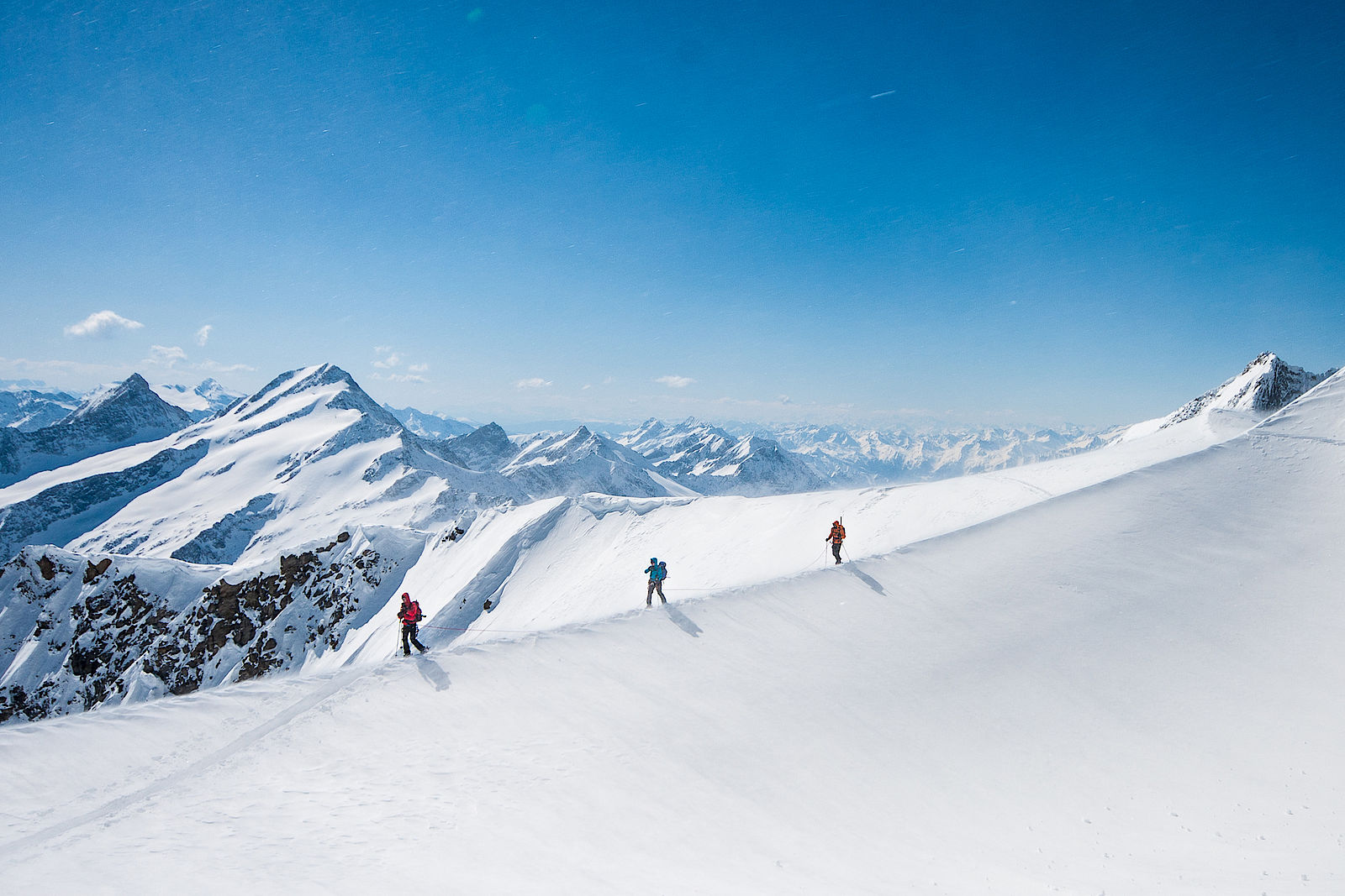 Aufstieg zur Westlichen Simonyspitze